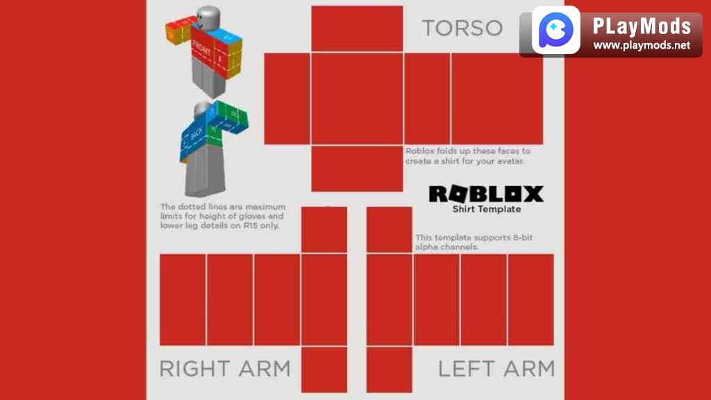 Roblox Shirt Template How to Make a Roblox Shirt | playmods.net