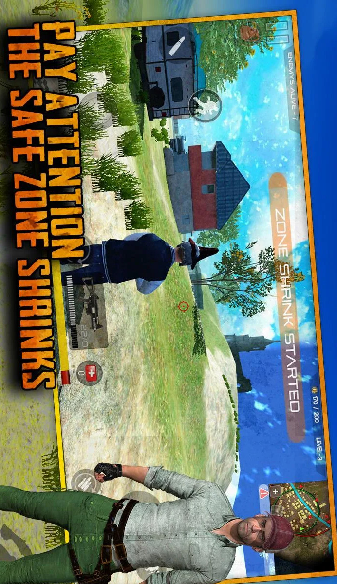 Free survival: fire battlegrounds(Unlock all skins) screenshot
