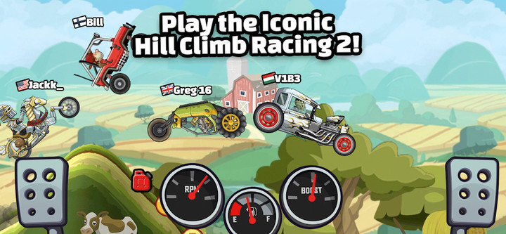 Hill Climb Racing 2(Unlimited Gold) screenshot image 1_playmod.games