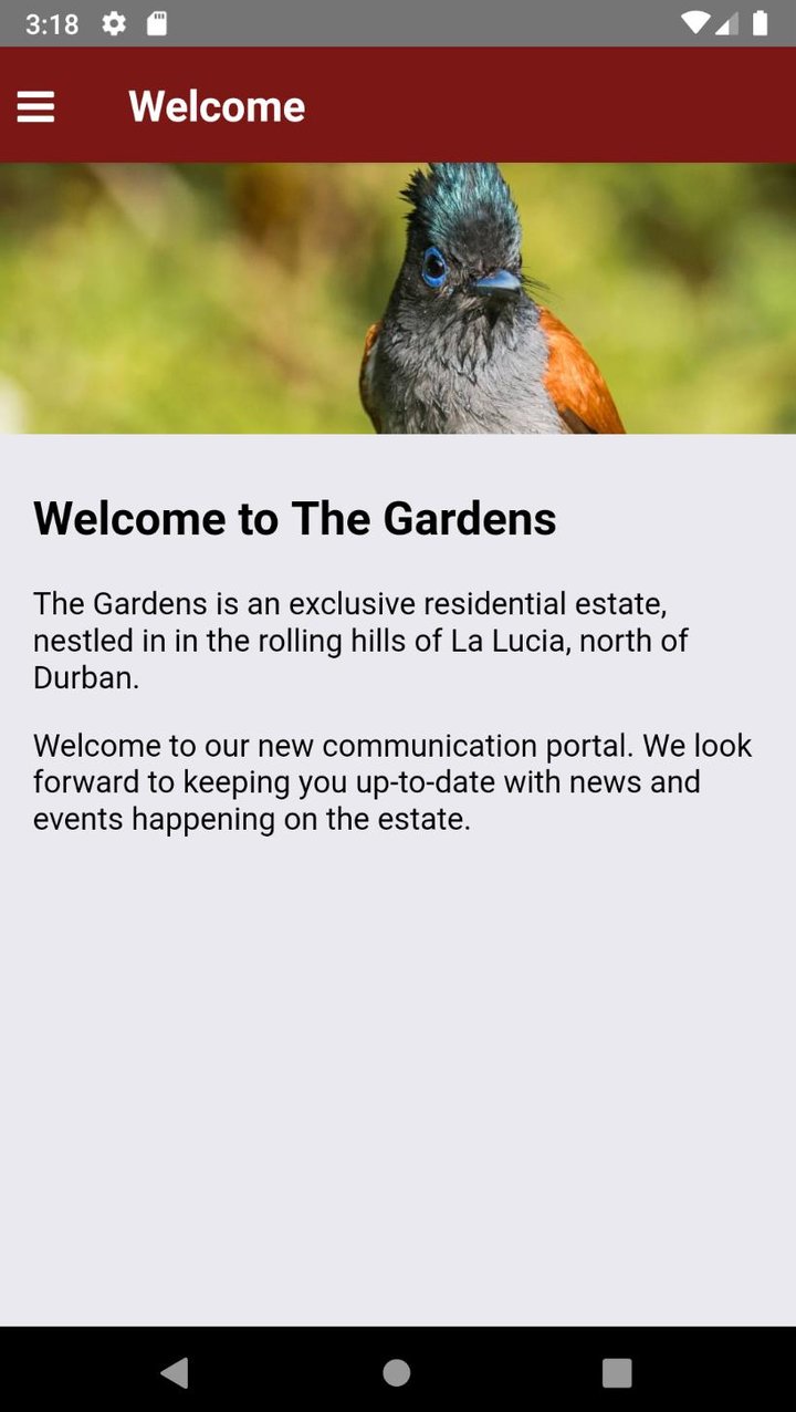 The Gardens Resident\'s App