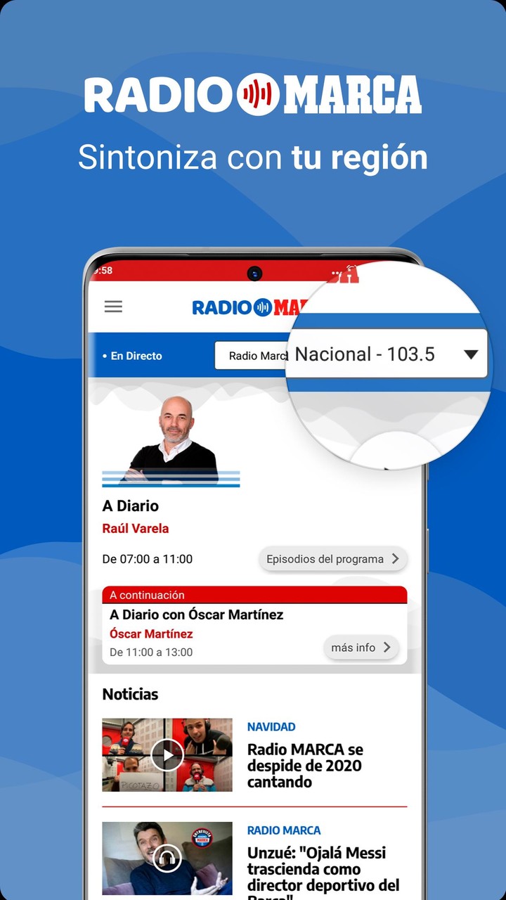 Radio Marca - Hace Afición Ảnh chụp màn hình trò chơi