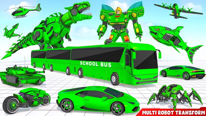 School Bus Robot Car Game Ảnh chụp màn hình trò chơi
