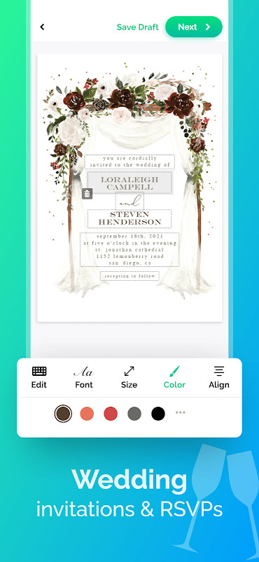 Invitation Card Maker & RSVP_modkill.com