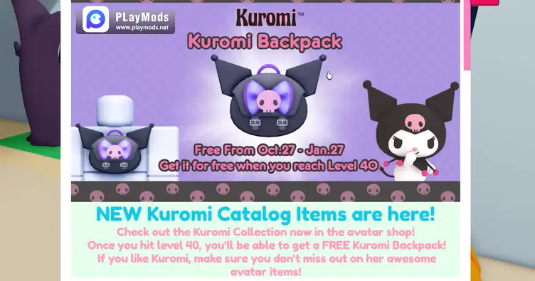 FREE ACCESSORY! HOW TO GET Hello Kitty® Backpack! (Roblox My Hello Kitty Cafe Event)