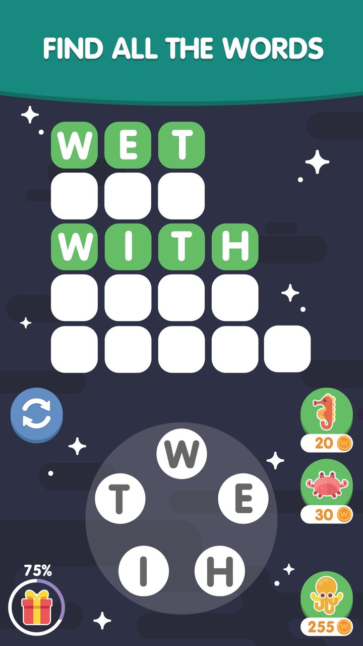 Word Search Sea: Unscramble words_playmod.games