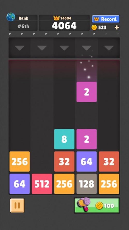 Drop The Number™ : Merge Game(เงินไม่จำกัด) Game screenshot  3