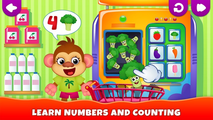 Funny Food Kids Learning Games
