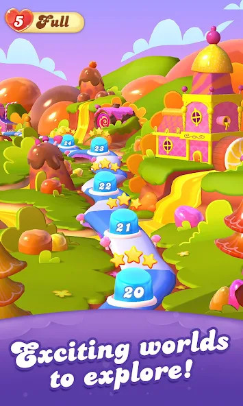 Candy Crush Friends Saga‏(عدد كبير من الحياة) screenshot image 5