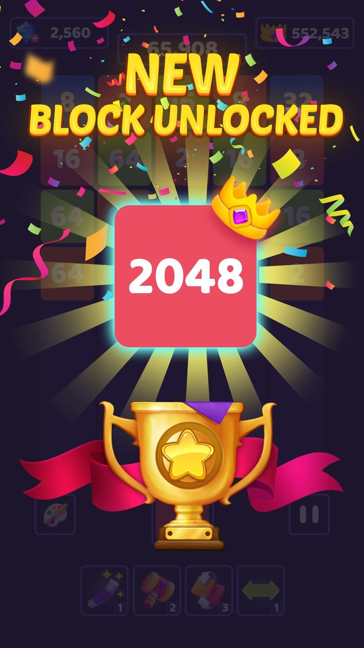 Merge Block Number Puzzle Game_modkill.com