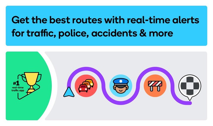 Waze - GPS, Maps, Traffic Alerts & Live Navigation_playmod.games