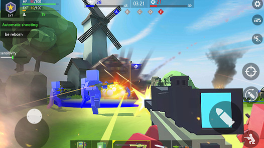 Pixel Shooter：Combat FPS‏(فتح السلاح) screenshot image 1