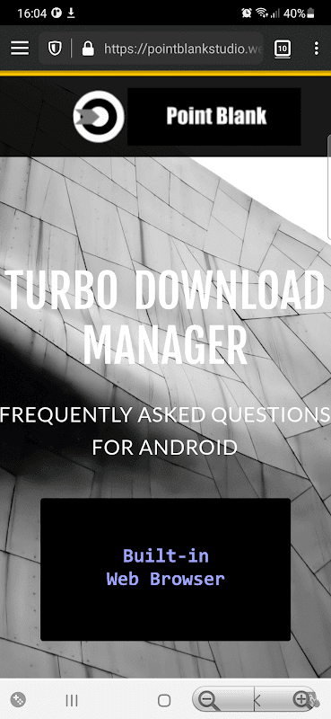 Turbo Download Manager Browser_playmods.net