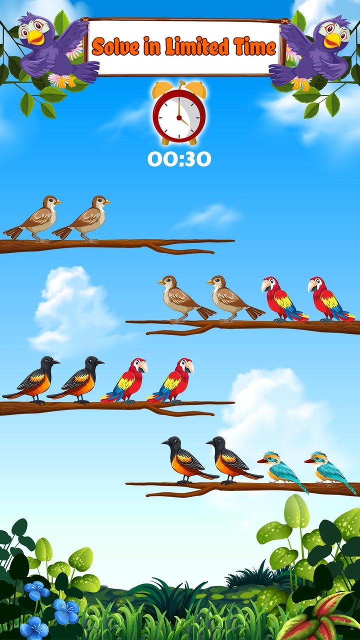 Bird Sort Color Puzzle Game‏