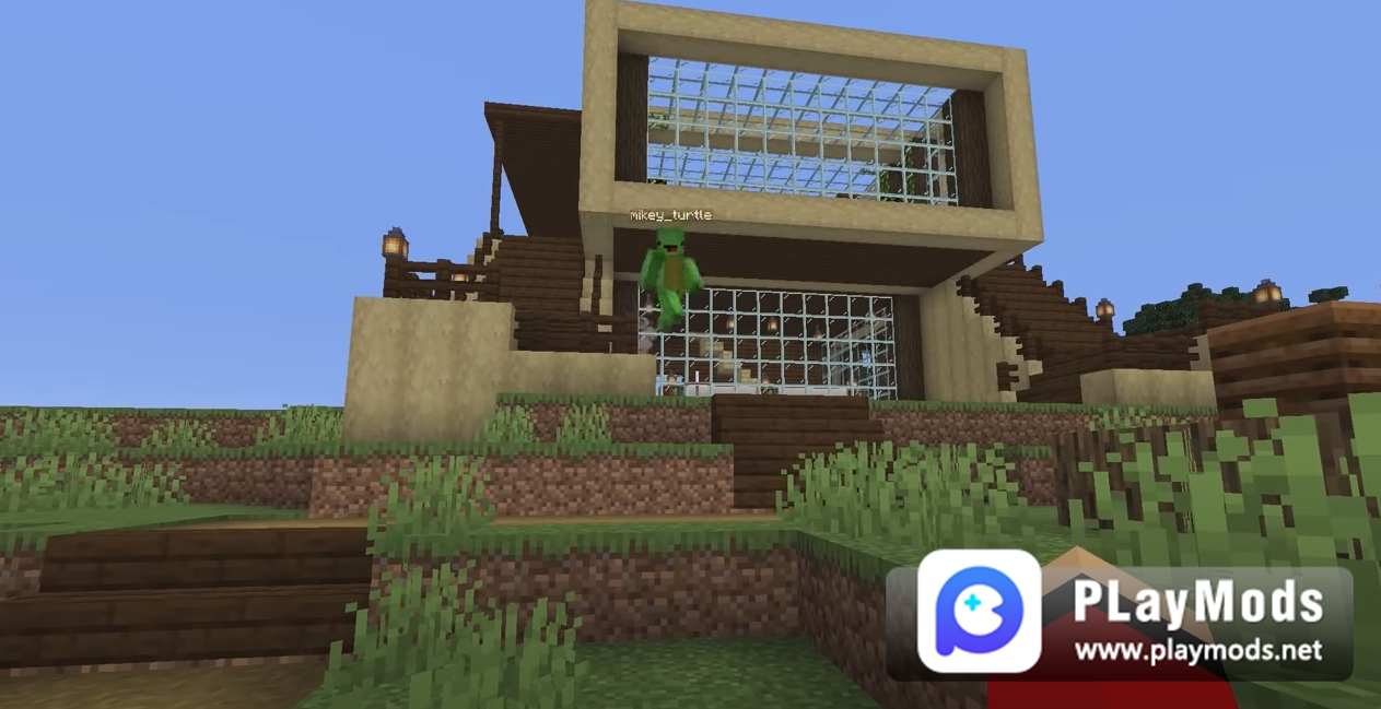 Come Costruire Una Moderna Casa In Legno Nel Tutorial Di Minecraft ...