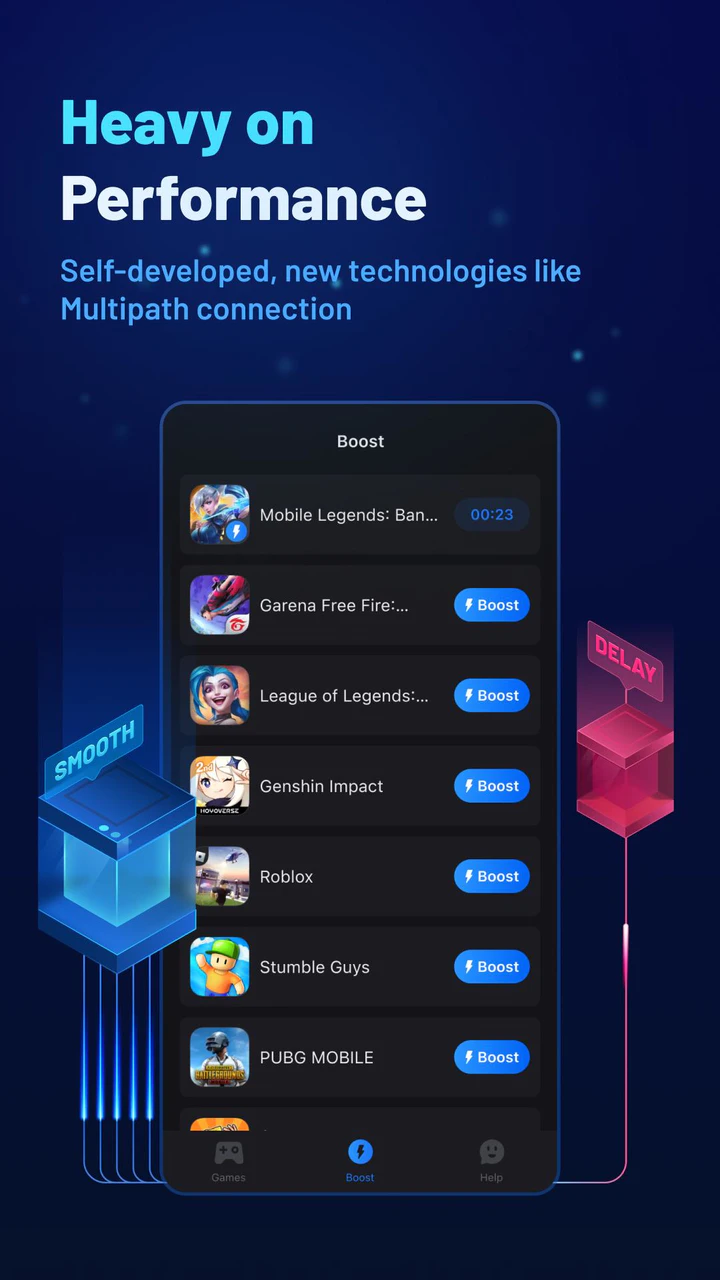 Download GearUP Game Booster: Lower Lag APK v1.3.0.1222 For Android