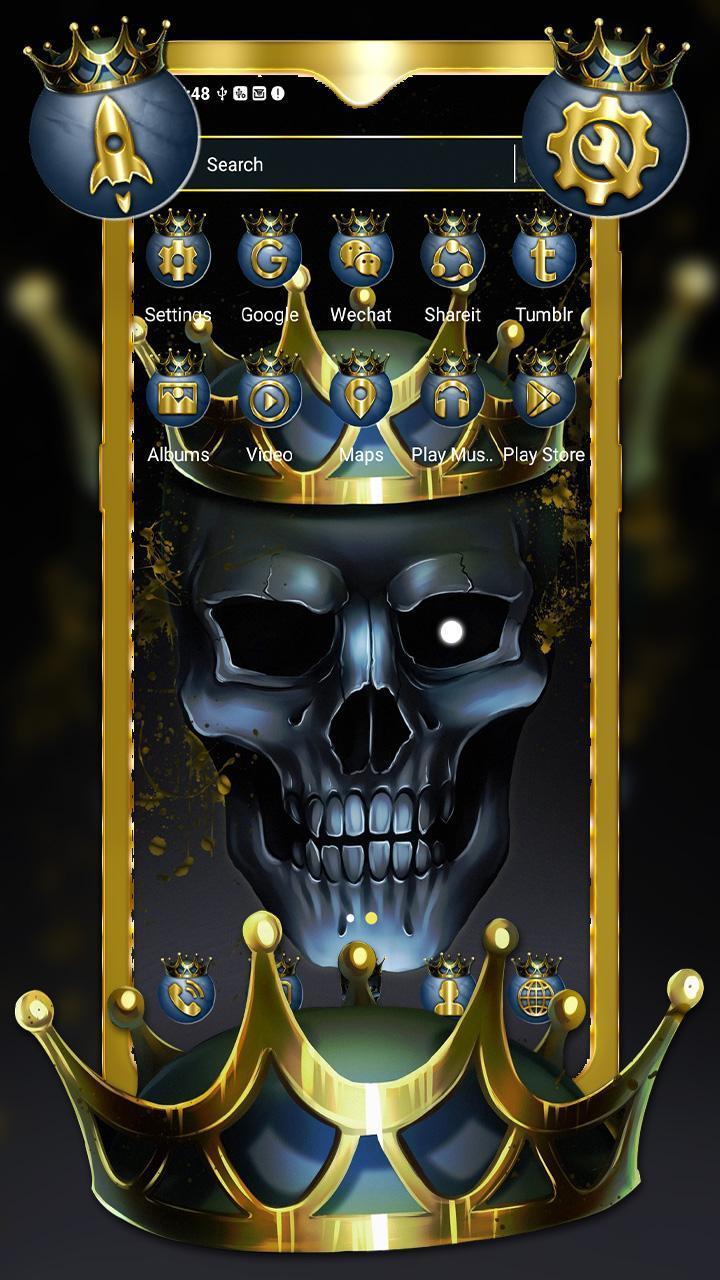 Skull King Launcher Theme