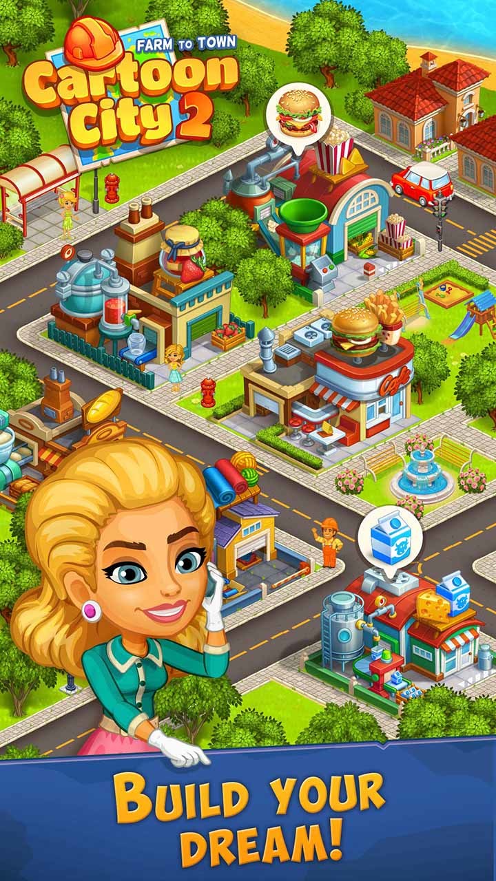 Cartoon city 2 - ферма и город(Против) screenshot image 1