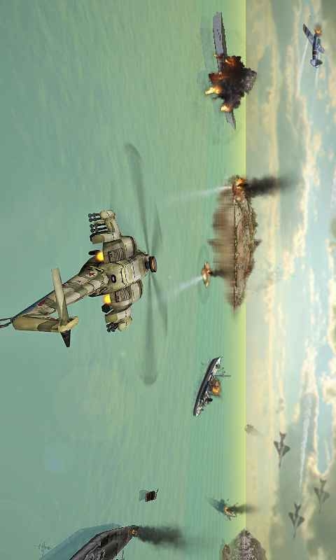 Gunship Strike 3D(Large gold coins)
