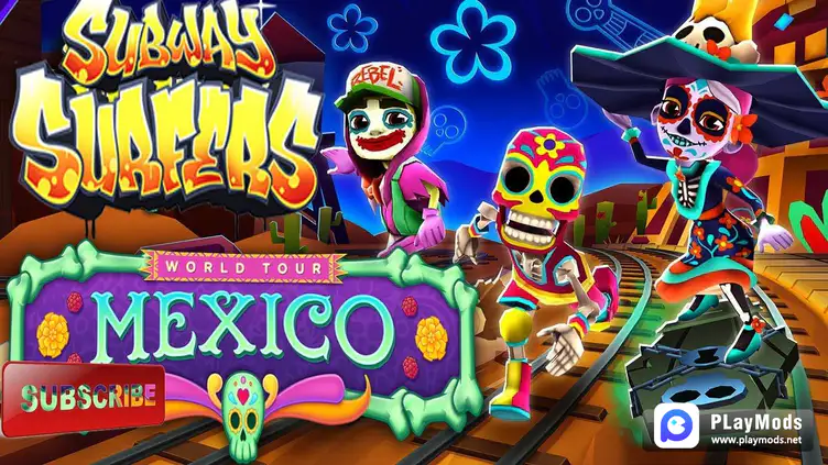 Rain on Subway surfers México: Édition Halloween 2023 FHD 