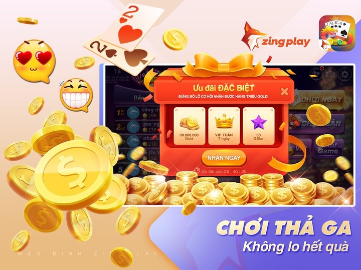 Poker VN ZingPlay ( Mậu Binh)_playmod.games