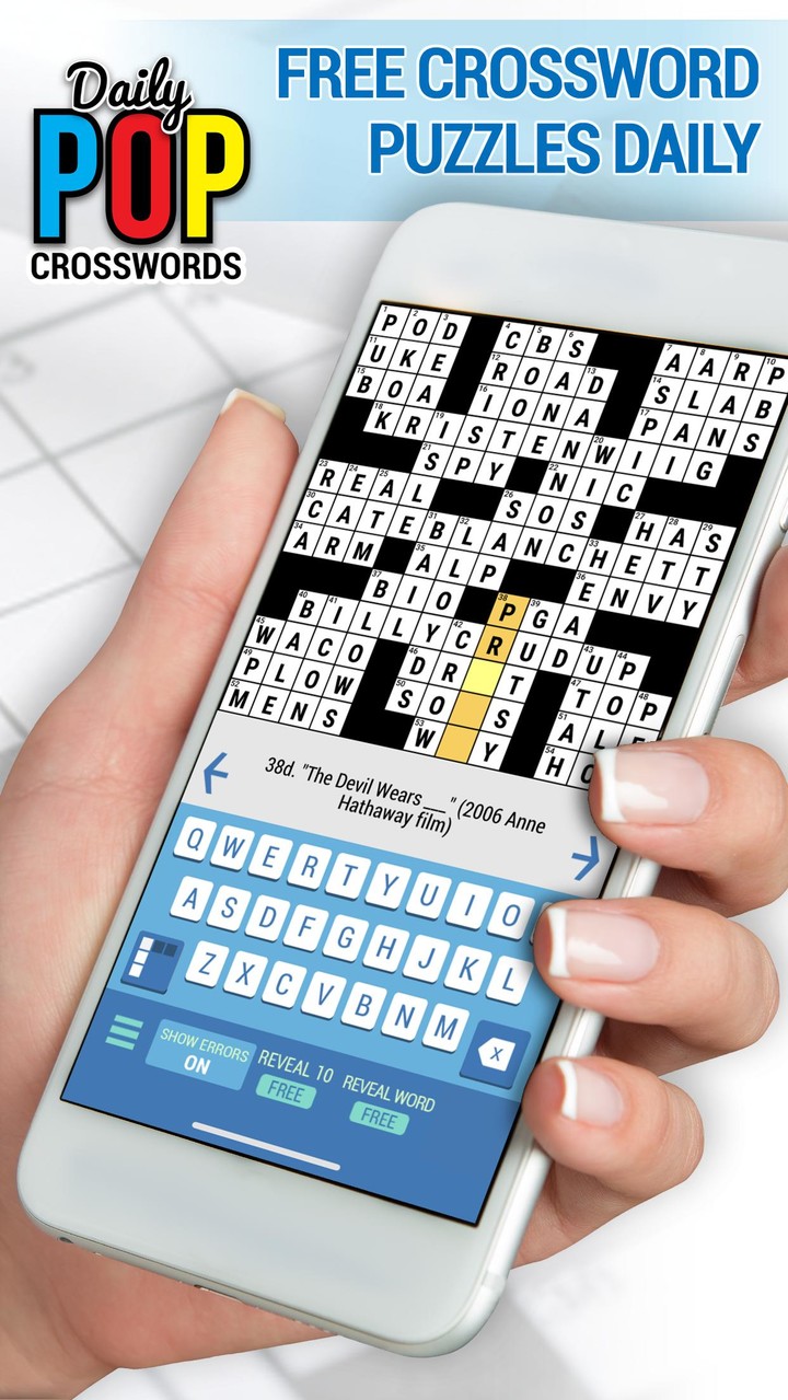 Daily POP Crosswords: Daily Puzzle Crossword Quiz_playmods.games