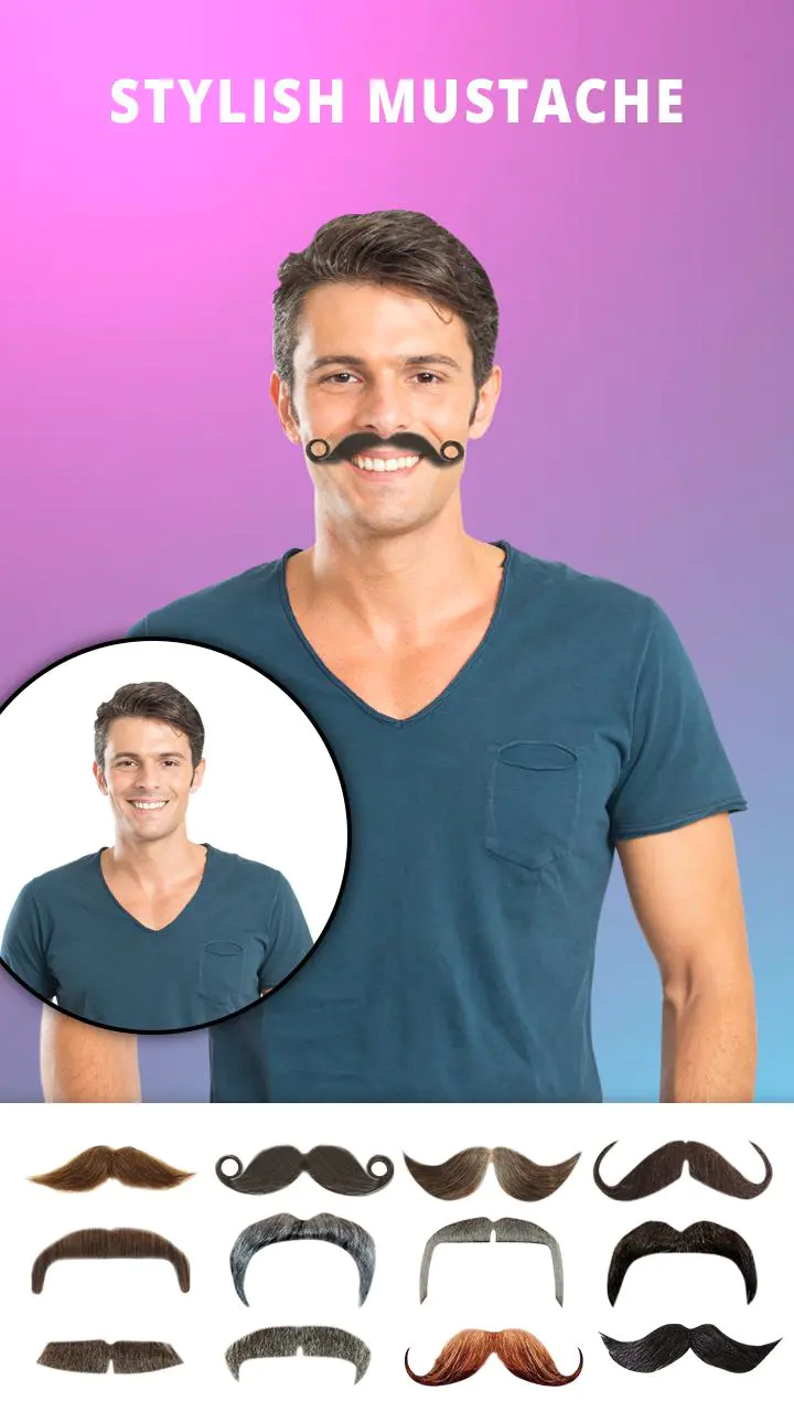 Download Men Hairstyle Photo Editor 2021: Mustaches & Beard MOD APK   for Android