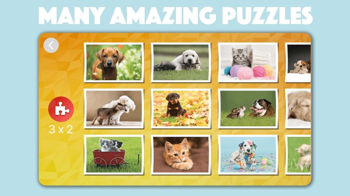 Dogs & Cats Puzzles for kids‏