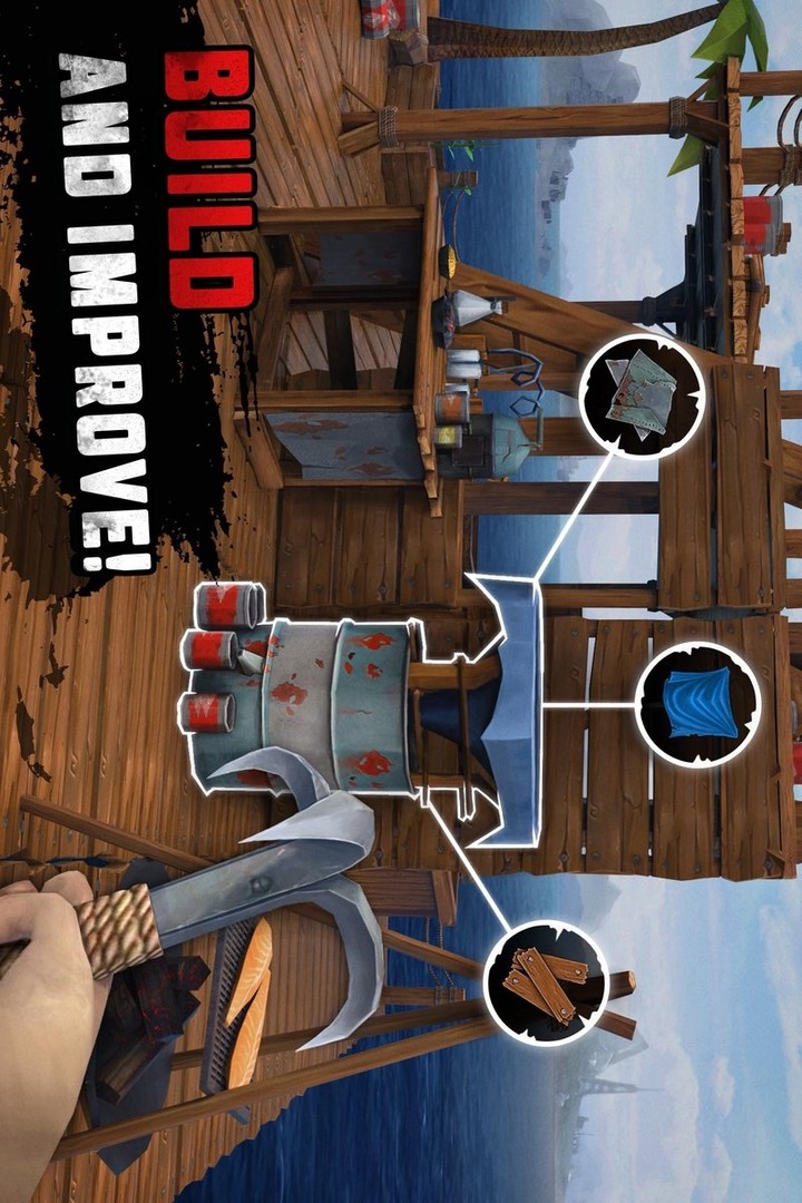 Raft Survival: Multiplayer(Không quảng cáo) screenshot image 4