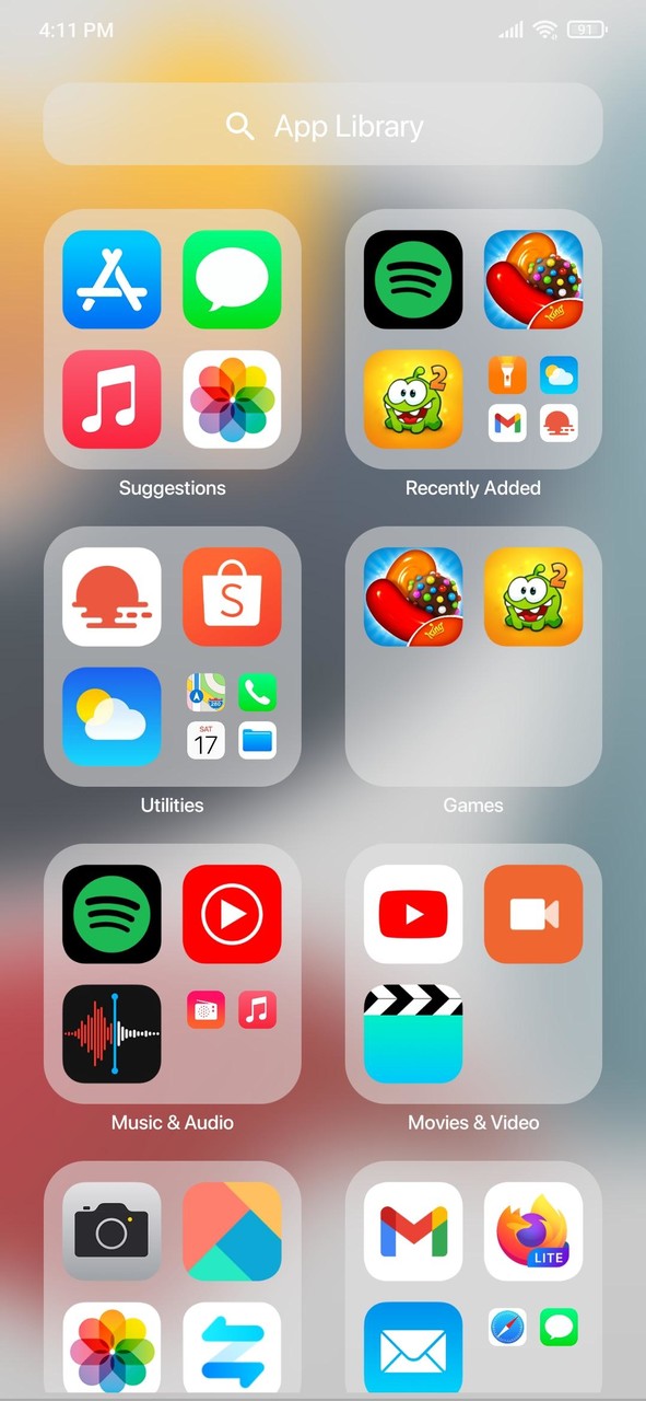 Launcher iOS 15_playmods.games