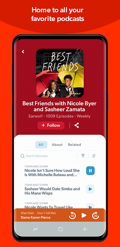 Stitcher - Podcast Player_playmods.net