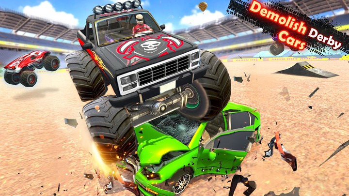 Demolition Derby Truck Stunts Ảnh chụp màn hình trò chơi
