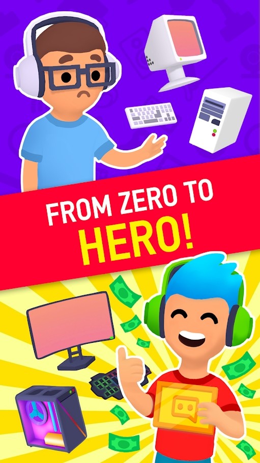 Idle Streamer - Tuber game. Get followers tycoon(Note use will increase)_playmods.net