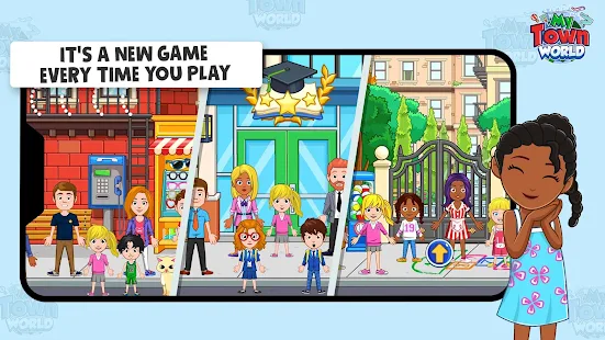 My Town World - Mega Kids Game(ปลดล็อคแบบเต็ม) Game screenshot  5