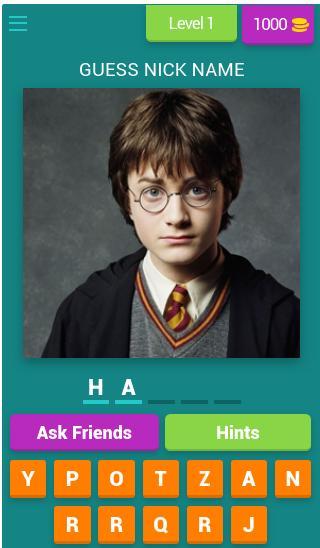 Guess Character & Spell HP‏