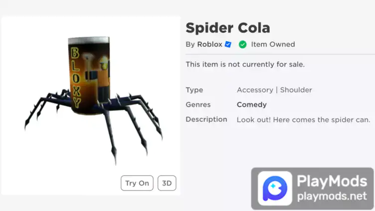 Spider Cola Roblox Promo Code