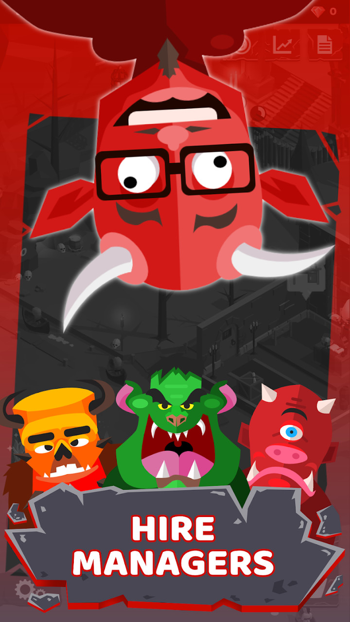 Hell: Idle Evil Tycoon Game(Неограниченная валюта) screenshot image 1