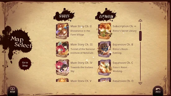 Lanota - Dynamic  Challenging Music Game(All chapters available, check in the MAP.) Game screenshot  7