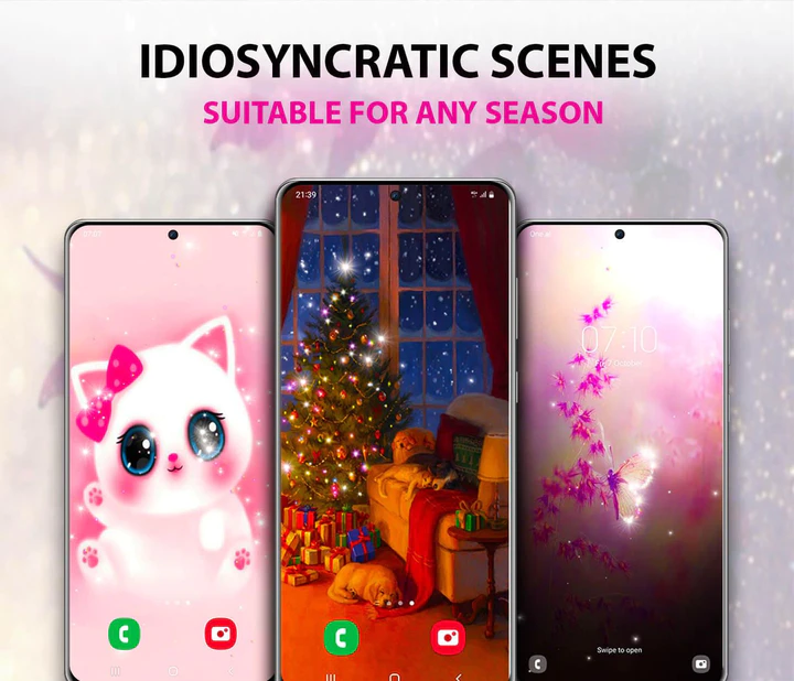 Download Glitter Live Wallpaper MOD APK  for Android