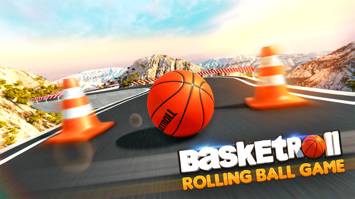 BasketRoll: Rolling Ball Game(chống lại) screenshot image 1 Ảnh chụp màn hình trò chơi