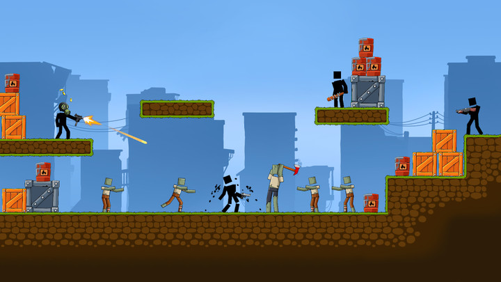 The Gunner 2: Guns and Zombies(Free Shopping) screenshot image 3_playmod.games