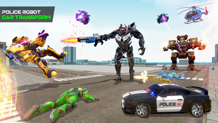 Download Grand Robot Car Transform Game MOD APK  for Android