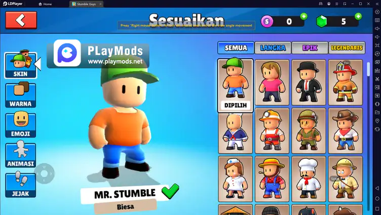 Baixar Stumble Guys - Run Skins Mod para PC - LDPlayer