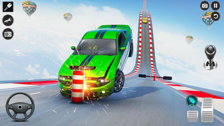 Superhero Car Stunts Car Games‏