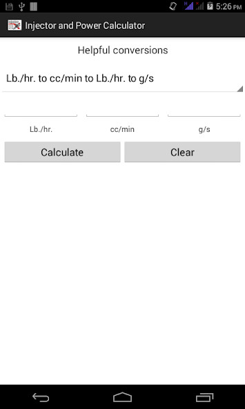 Fuel Injector Calculator(Paid for free) screenshot image 3