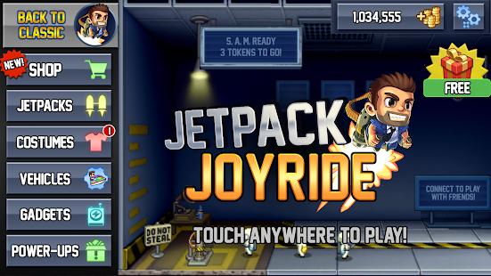 Jetpack Joyride(Unlimited Gold) Game screenshot  15