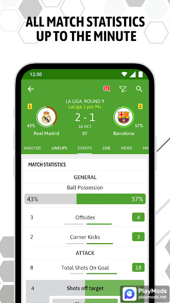 BeSoccer - Soccer Live Score(Subscribed) screenshot image 4_playmod.games