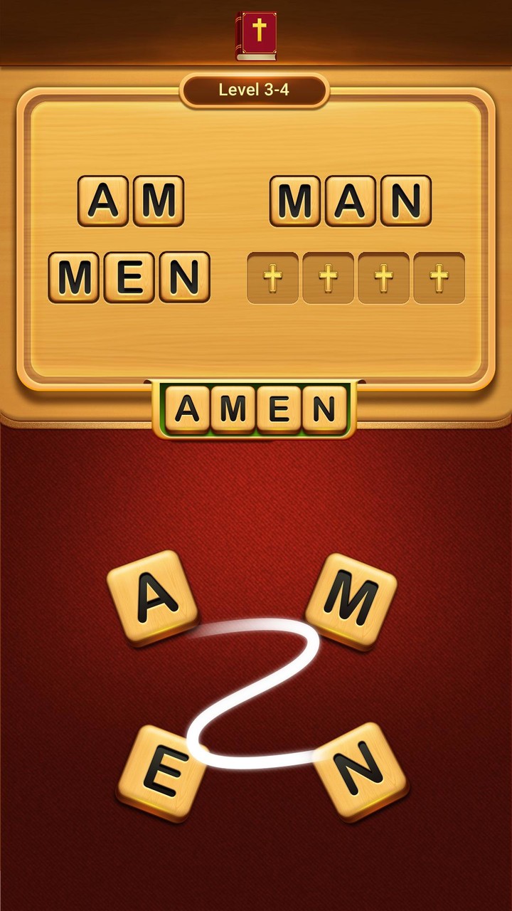 Bible Word Puzzle - Word Games Ảnh chụp màn hình trò chơi