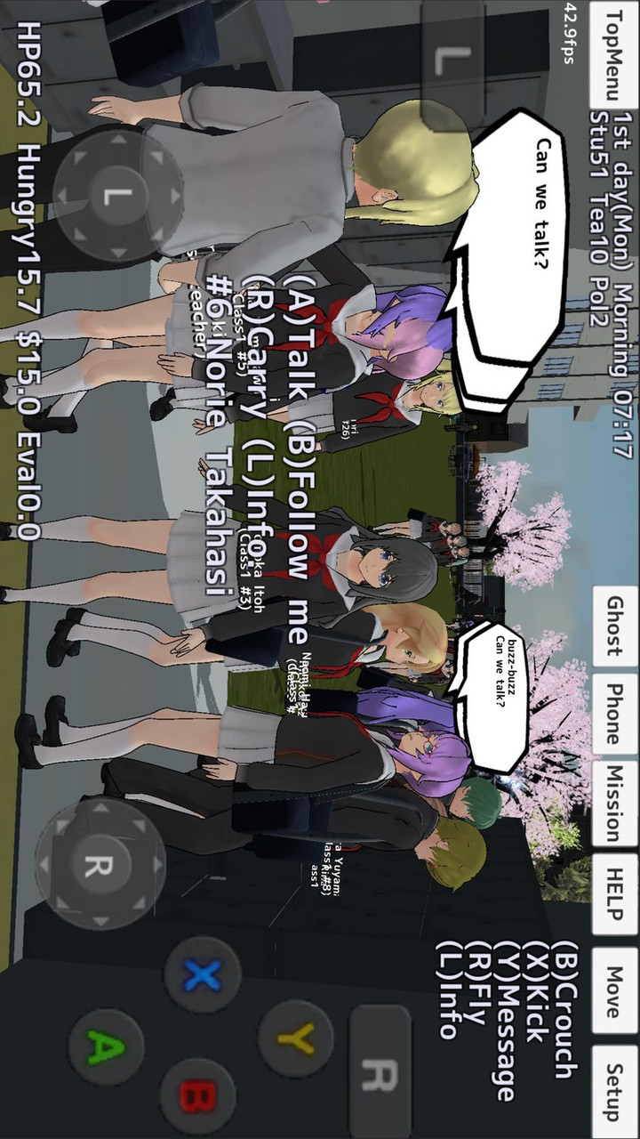 School Girls Simulator(Mod Menu) screenshot image 1_playmod.games