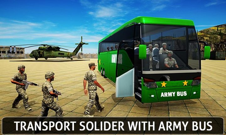 US Army Military Bus Simulator‏(أموال غير محدودة) screenshot image 4