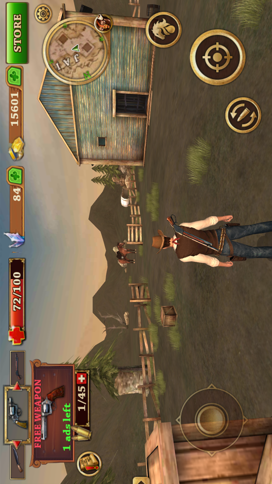 Cowboy Hunting: Dead Shoote(Unlock store payment options) Game screenshot  2